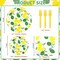 Lemon Party Decorations, Yellow Lemons Summer Party Supplies (Yellow)